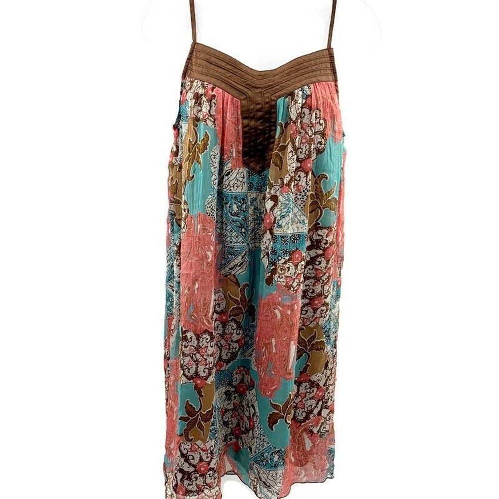 Md'M Multicolored Floral Boho Dress Size 6